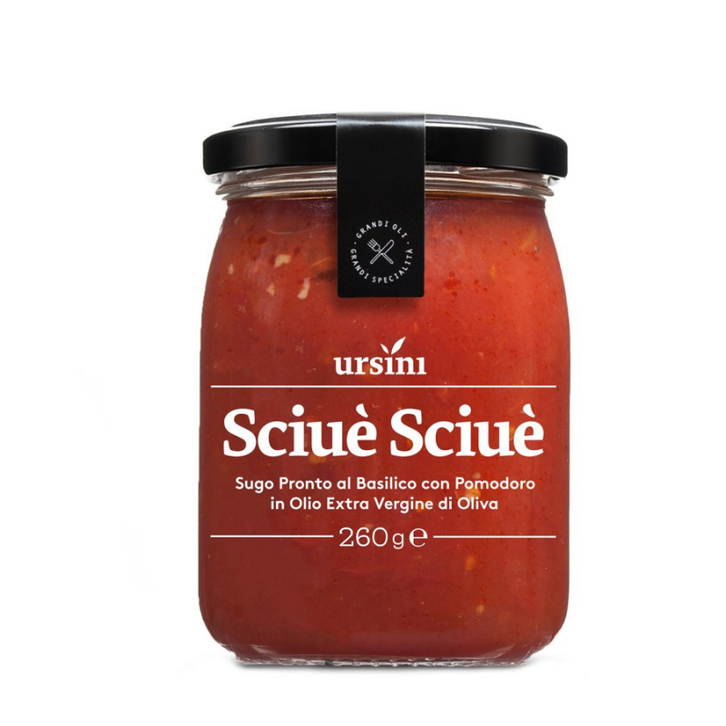 Sciuè Sciuè ready tomato and basil sauce 260 gr