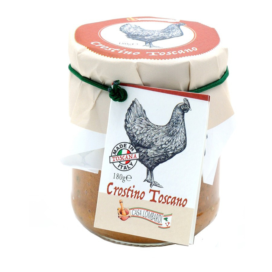 Antipasto Crostino Toscano Fegatini 180 gr Casa Lombardi Toscana