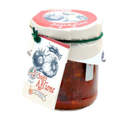 "Aglione" salsa con tomate y ajo 180 gr