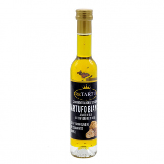 Condiment aromatisé à la truffe blanche à base d'Huile Extra Vierge d'Olive 100 ml