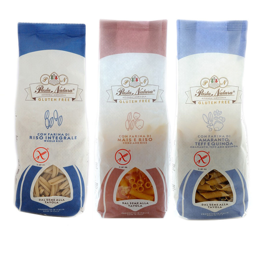 Offre Pâtes Sans Gluten Riz Complet Maïs Amarante Teff Quinoa Italie