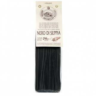 Linguine al Nero di Seppia con Germe di Grano 250 gr