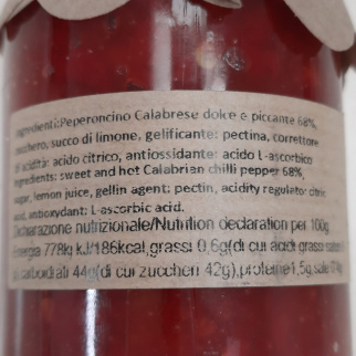 Biologisches Konfitüren Delizie di Calabria: Rote Zwiebeln aus Tropea IGP und Chili 160 gr x 2