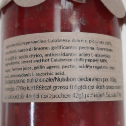 Biologisches Konfitüren Delizie di Calabria: Rote Zwiebeln aus Tropea IGP und Chili 160 gr x 2