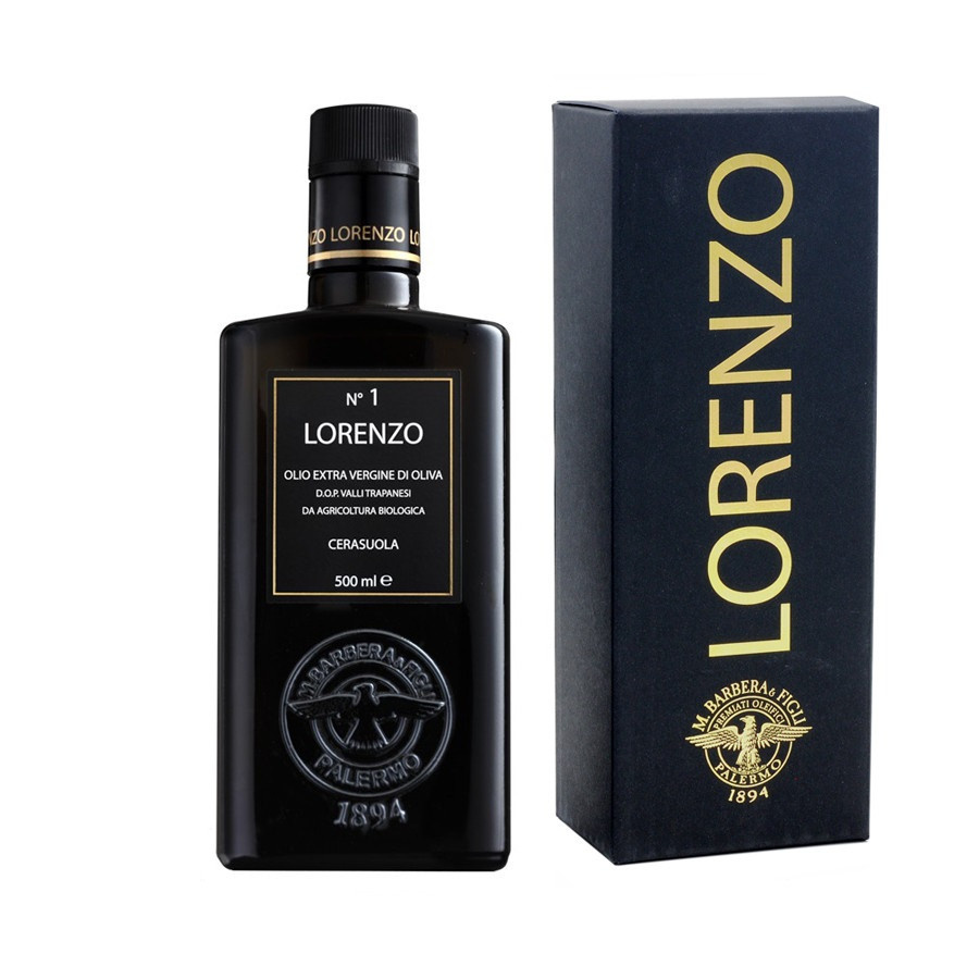 Gift Organic Extra Virgin Olive Oil Lorenzo N 1 PDO Barbera Sicily