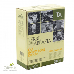 Aceite de oliva virgen extra Terre dell'Abbazia 3 lt