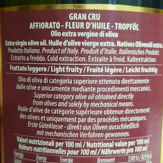 Olio Extra Vergine di Oliva Gran Cru Affiorato 500 ml