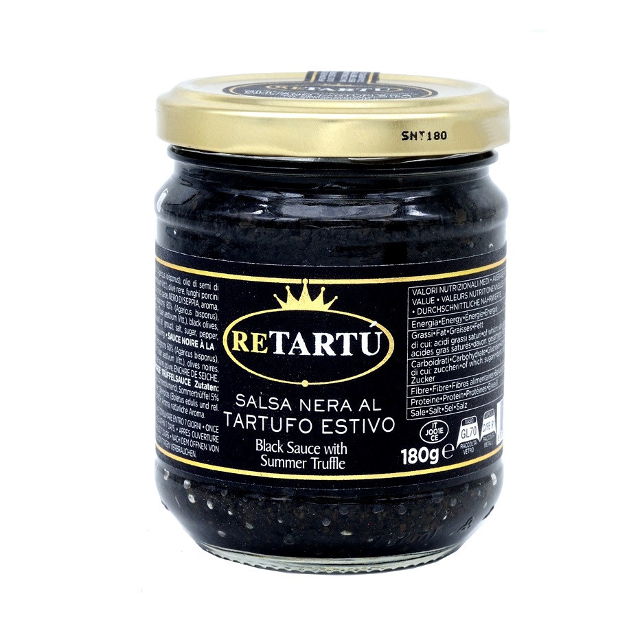 Black Sauce with Truffle 180 gr Giuliano Tartufi Re Tartù