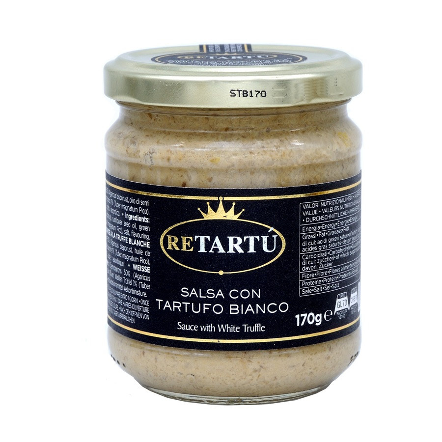 White Truffle Sauce Spread 170 gr Giuliano Tartufi re Tartu