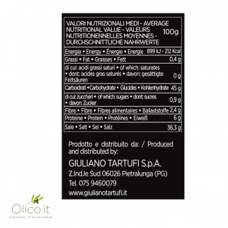 Set Tartufo Nero: Spolverata 100 gr e Condimento a base di olio extra vergine di oliva 100 ml