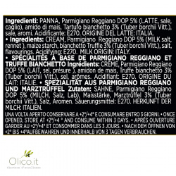 Salsa bianca con Parmigiano Reggiano DOP e Tartufo Bianchetto 170 gr