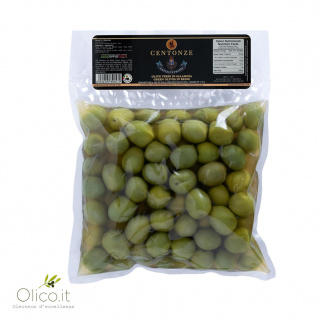 Centonze Grüne Oliven in Salzlake 820 gr