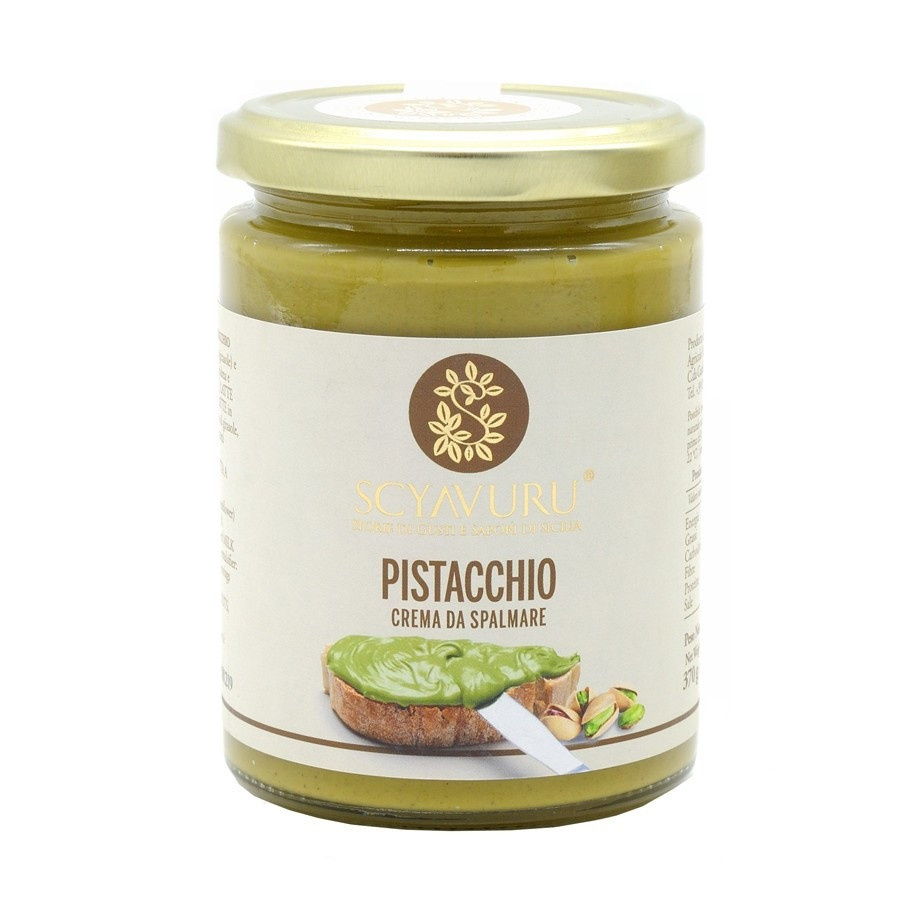 Pistachio Spreadable Cream 370 gr Scyavuru Sicily