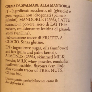 Almond Spreadable Cream 370 gr