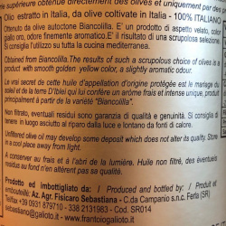 Auswahl an 2 zarten nativen Olivenölen: Biancolilla und Taggiasca