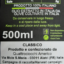 Extra Virgin Olive Oil Classico Quattrociocchi