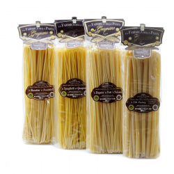 Set Pâtes Longues de Gragnano IGP - Bucatini, Linguine, Spaghetti, Ziti