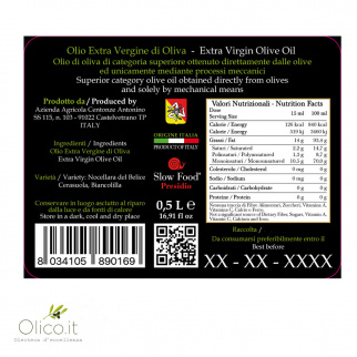 Huile d'Olive Extra Vierge Riserva 500 ml