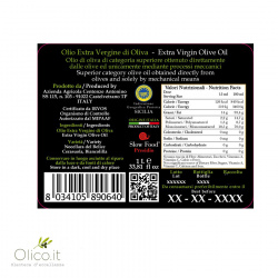 Extra Virgin Olive Oil PGI Sicily 1 lt