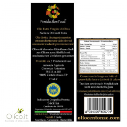 Huile d'Olive Extra Vierge IGP Sicile 3 lt