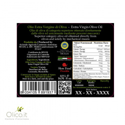 Huile d'Olive Extra Vierge IGP Sicile 500 ml
