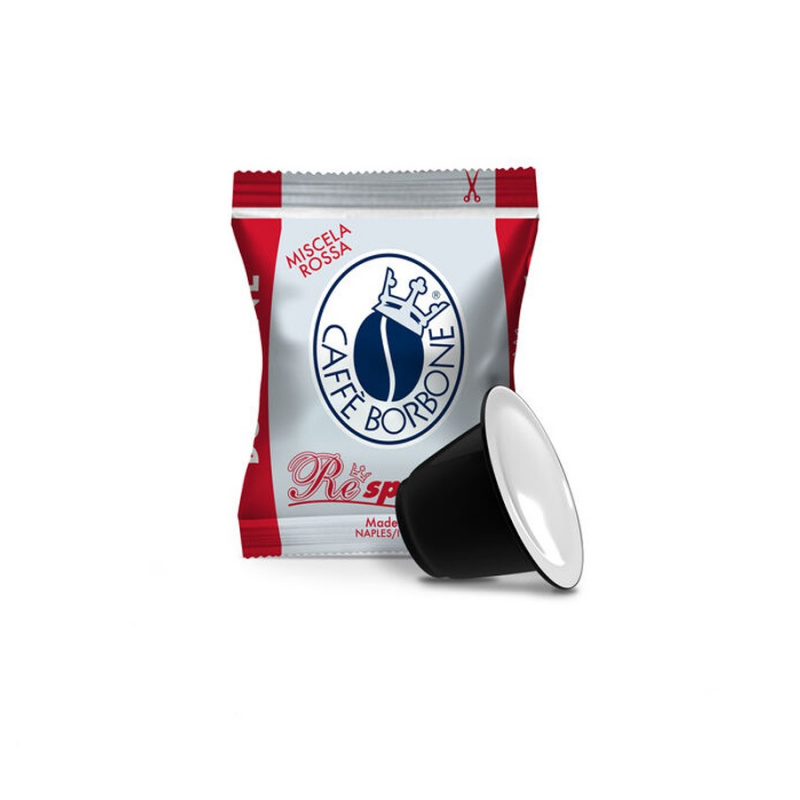 150 Cápsulas Caffè Borbone REspresso Mezcla ROJA Compatibles Nespresso