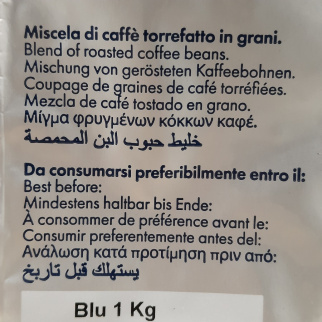 Caffe Borbone Espresso Grains Miscela Blu 1kg