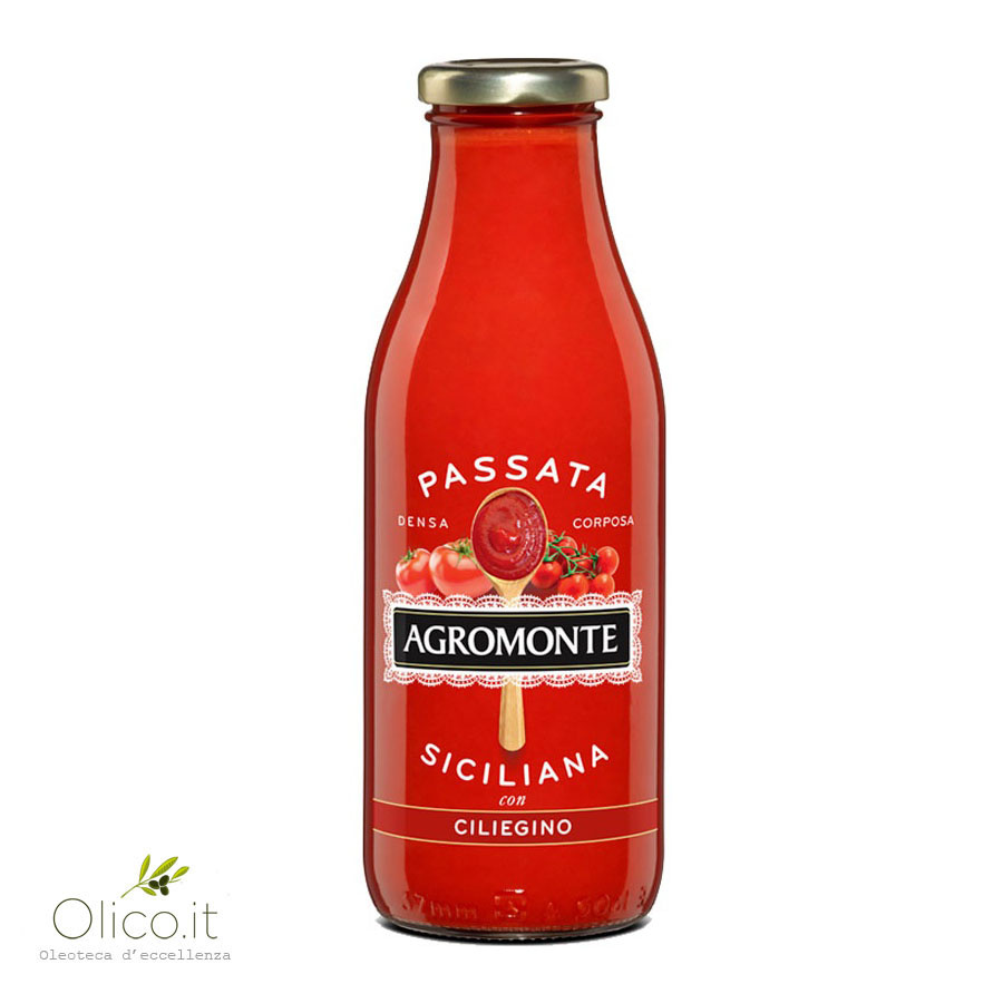 Passata mit Kirschtomaten 520 gr Agromonte Sizilien