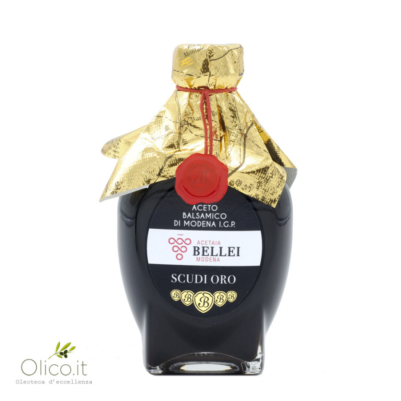 Dense Balsamic Vinegar Modena PGI 5 Scudi Oro 250 ml Acetaia Bellei