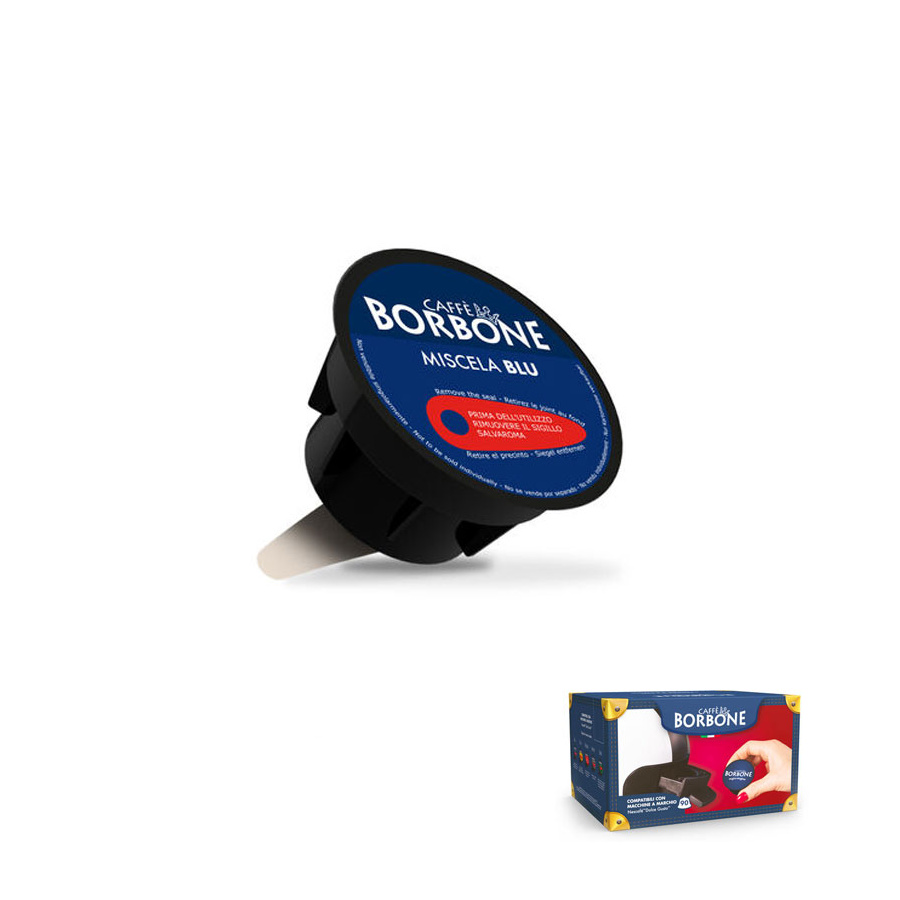 180 Cápsulas Caffè Borbone mezcla AZUL compatibles Nescafè Dolce Gusto