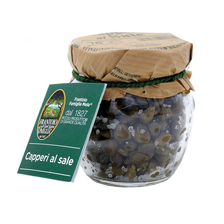 Capers in Sea salt 70 gr Frantoio Sant'Agata d'Oneglia