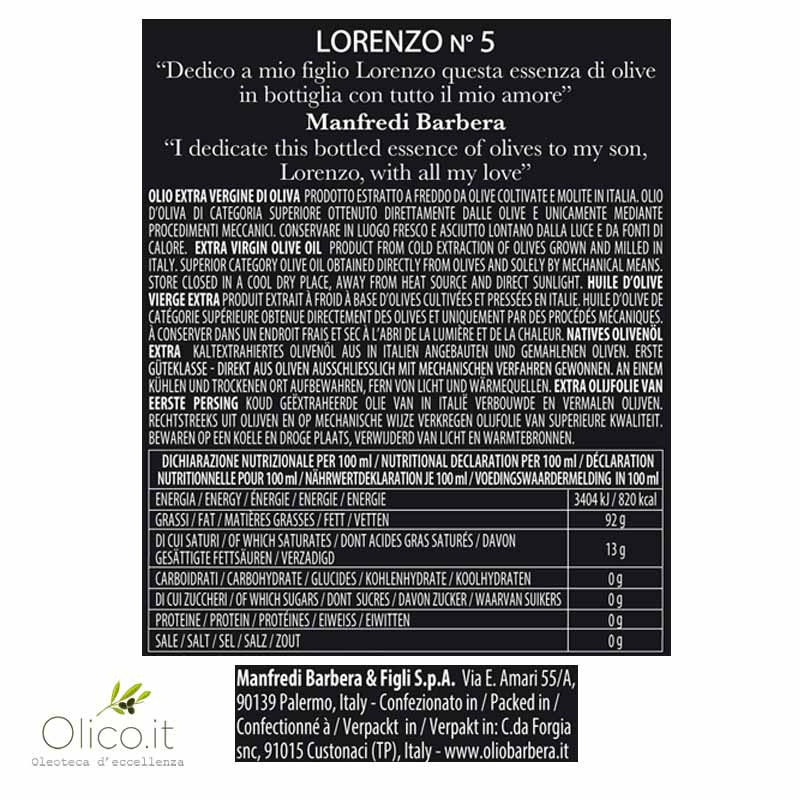 Angebot Entsteintes Olivenöl EVO Lorenzo 5 Laudemio Frescobaldi