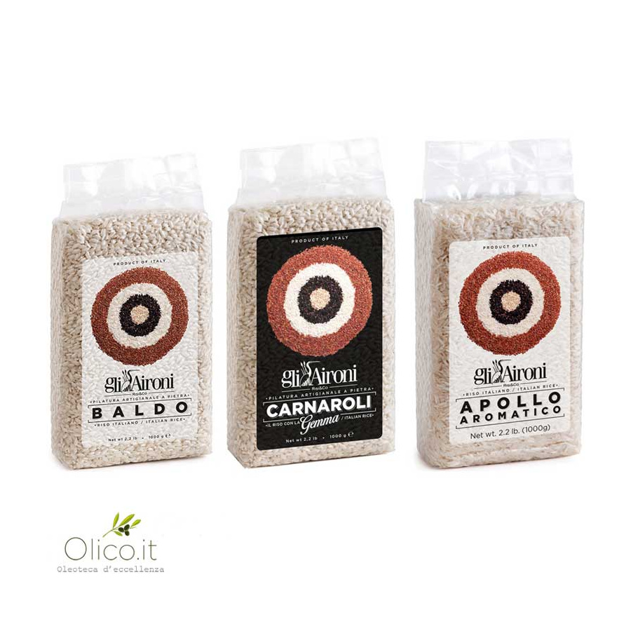 Offerta Riso Italiano Gli Aironi Carnaroli Baldo Apollo 1 kg x 3