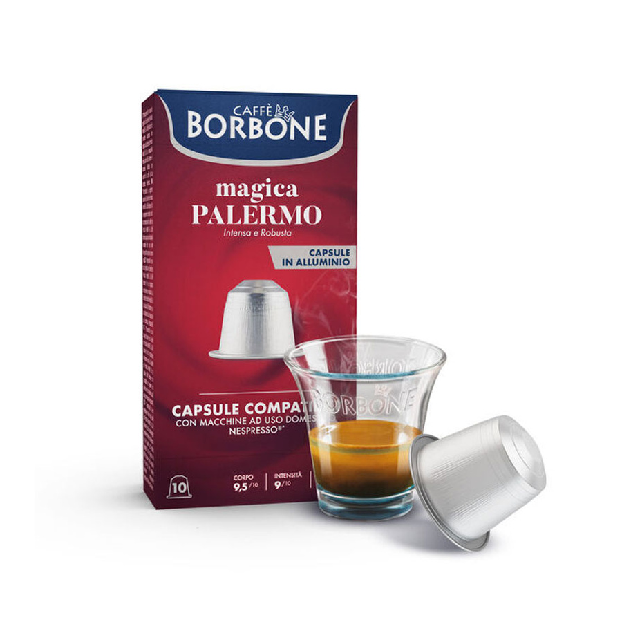 Capsules Aluminium Caf Borbone Magica Palermo Compatib Nespresso