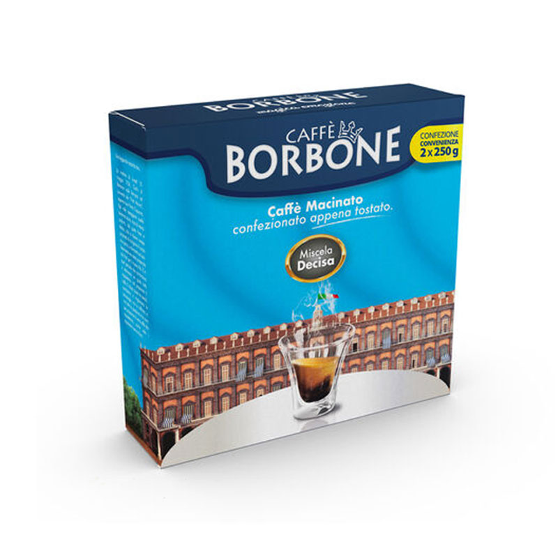 Caffè Borbone Macinato in polvere Miscela Decisa 250 gr x 2