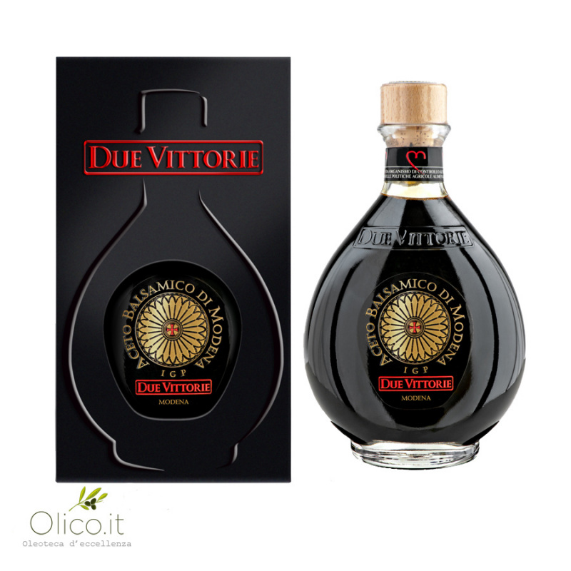 Balsamic Vinegar of Modena PGI Due Vittorie Oro Black Gift Box 250 ml