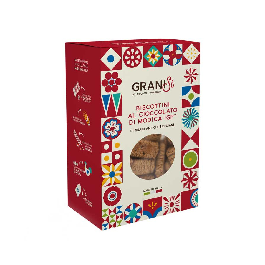Galletas con Chocolate de Modica IGP Tumminello Granisi 210 gr