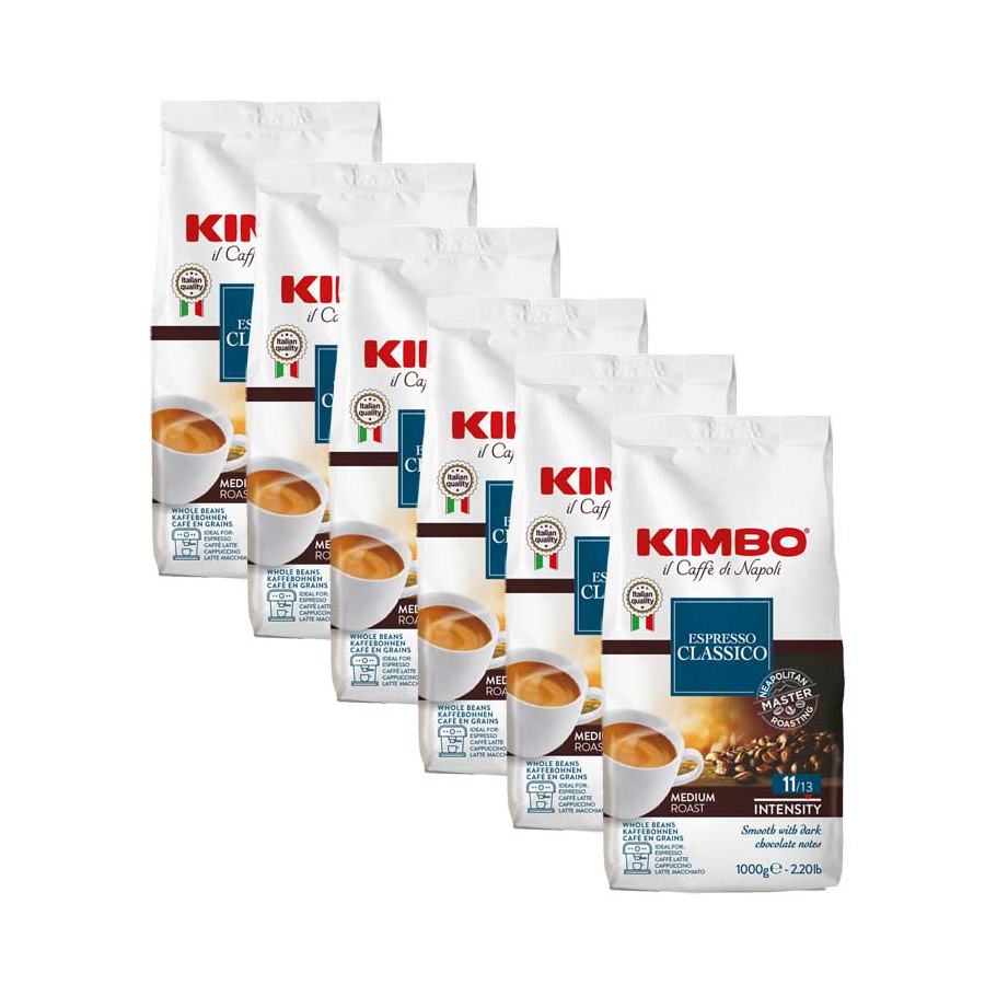 Kimbo Coffee Beans Tasting Set: Classico, Espresso Napoli and Crema Intensa  1 kg x 3