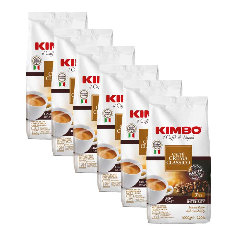 Offerta Kimbo Caffè in grani Crema Classico 1 kg x 6