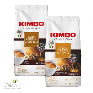 Kimbo - Caffe' Crema Intensa in Grani 1kg