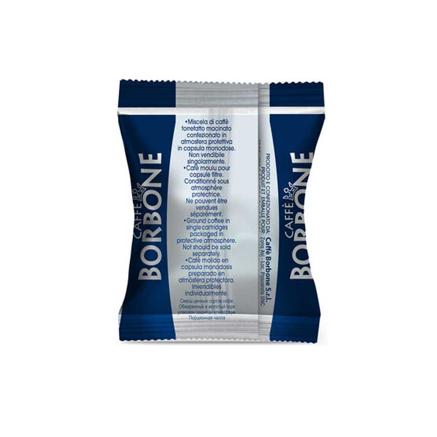 200 capsules compatibles à Modo Café Borbone Don Carlo mélange bleu