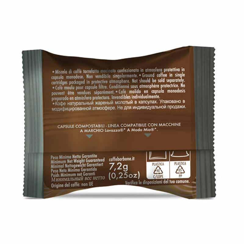 Mocha Coffee Capsules - Lavazza A Modo Mio Compatible - 100% Robusta B